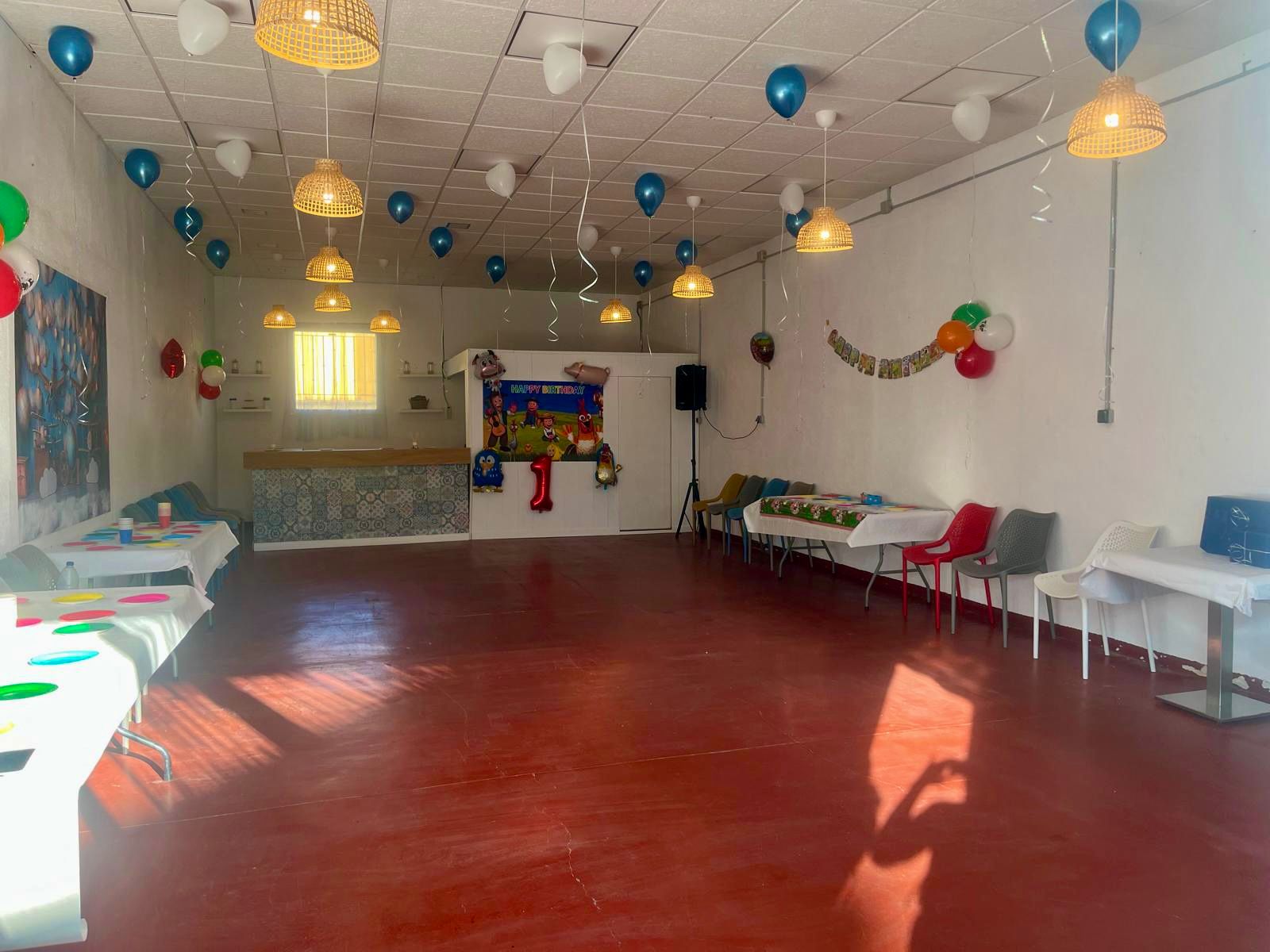 Vista completa del salón de eventos El Recreo en Magán